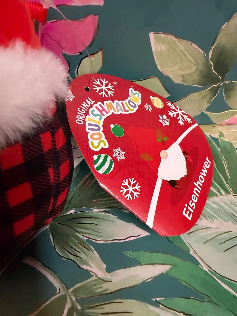 Squishmallows Eisenhower Christmas Gnome 4” Plush NWT Holiday Limited